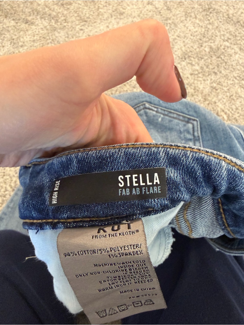 light wash flare KUT jeans - Picture 6 of 6